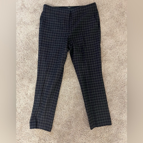 Theory, size 6, wool checked pants - Picture 1 of 2